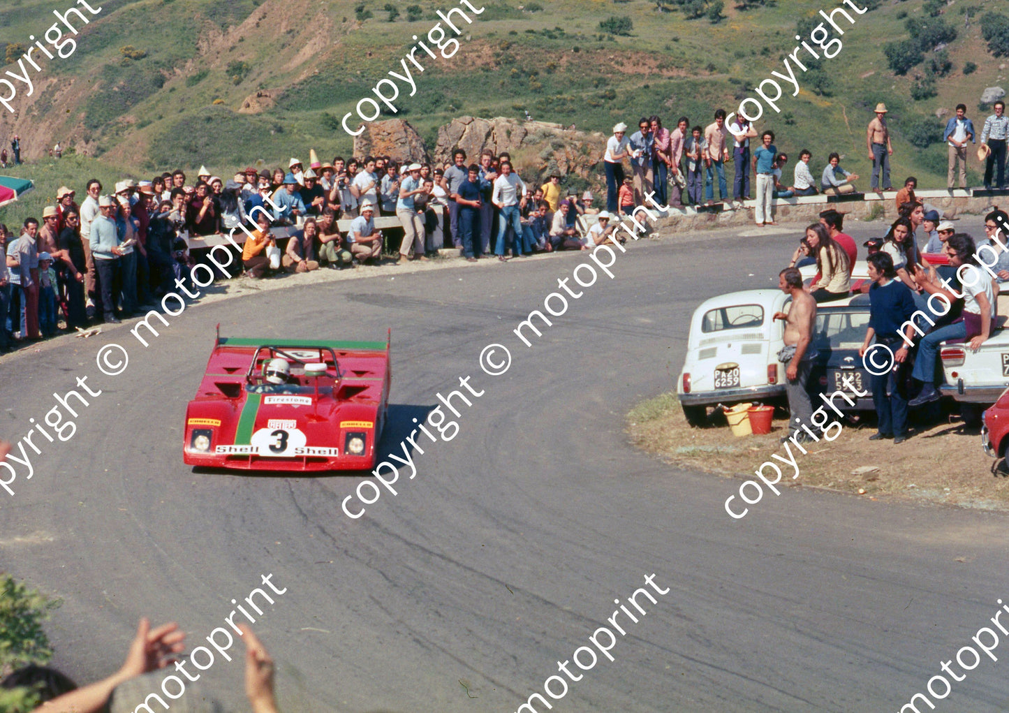 SP Ferrari 312PB exiting our corner A4