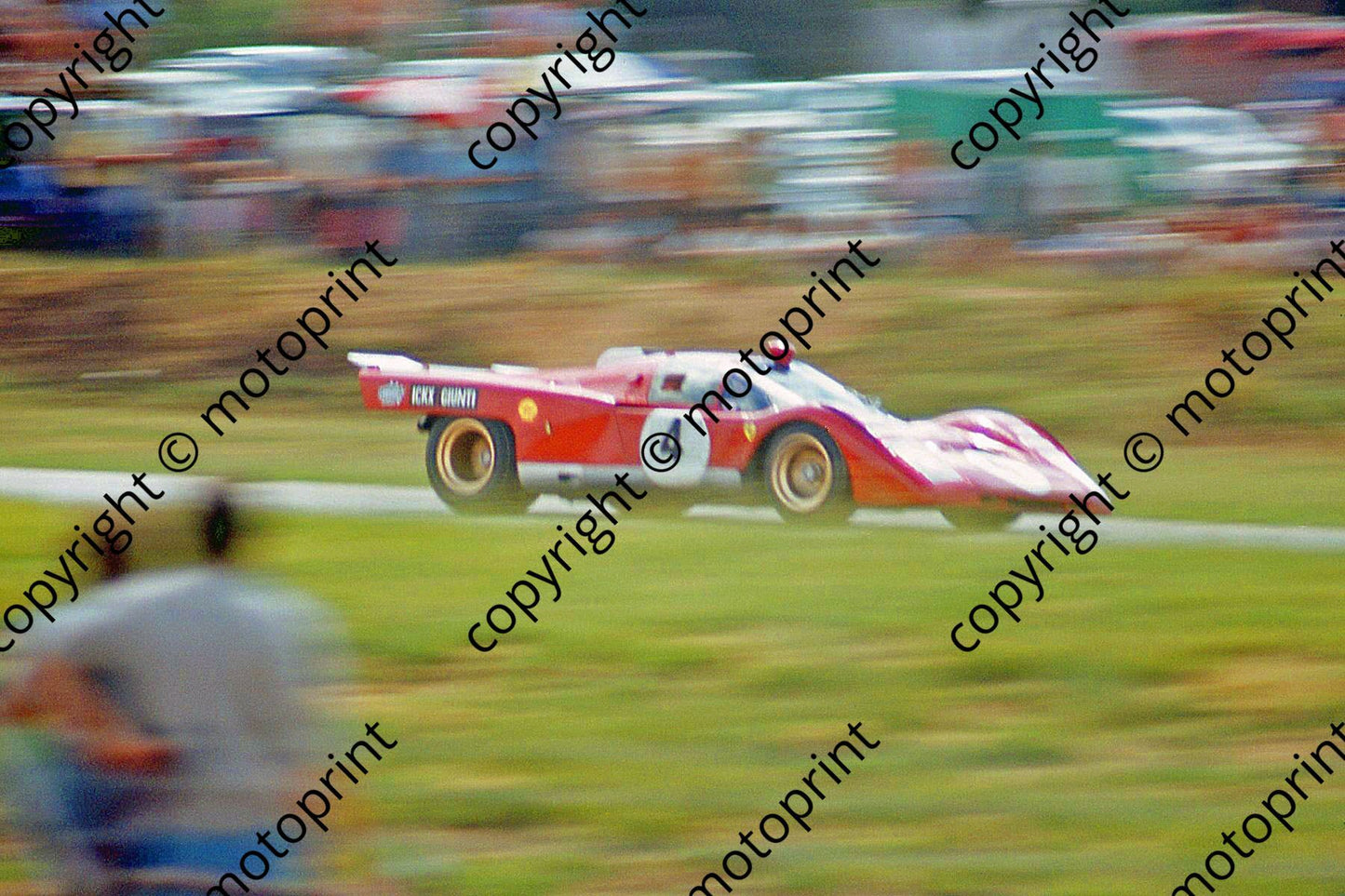 SP Ferrari 512 Ickx, Giunti at Kink 1