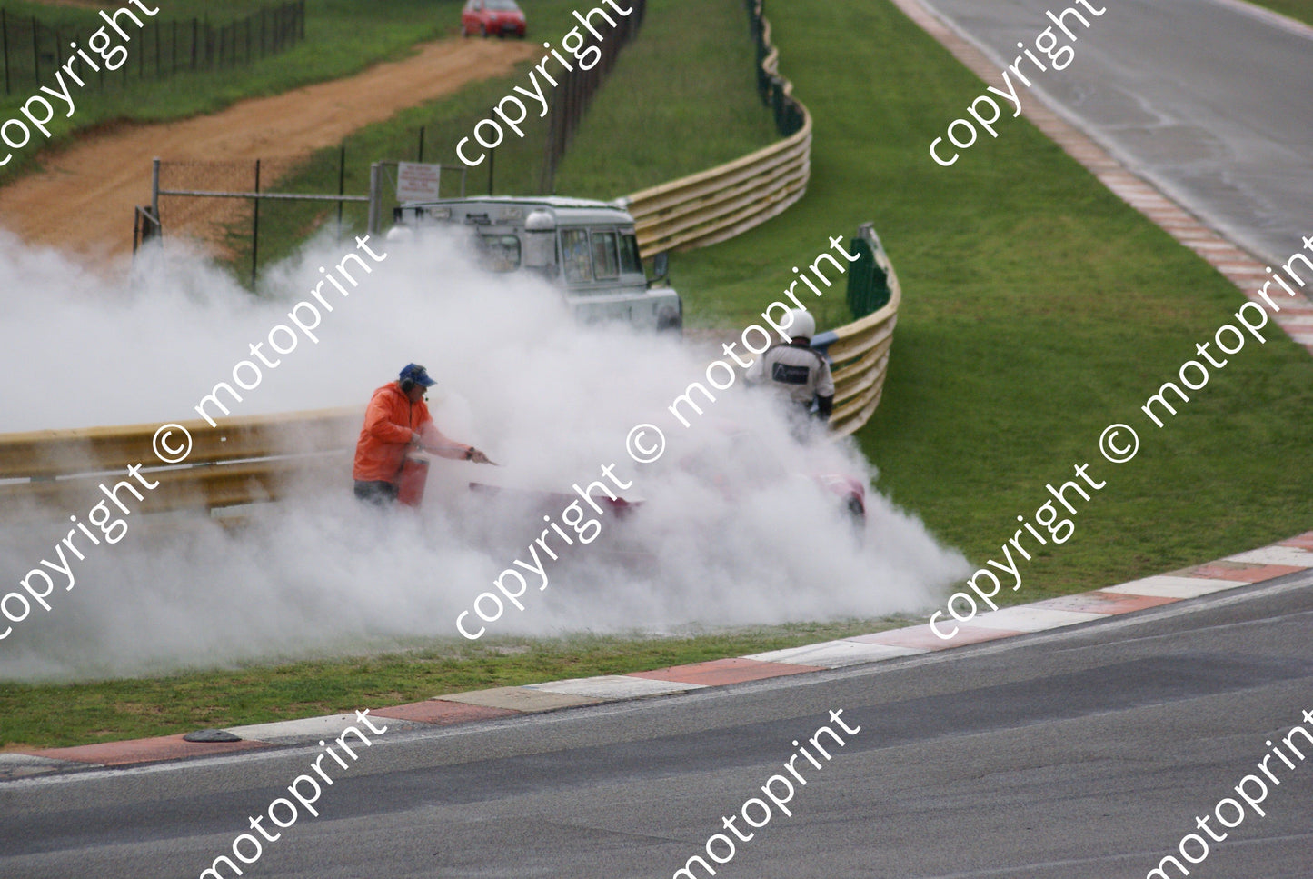 SP Greve Porsche RSR 88 DSC03819 fire race