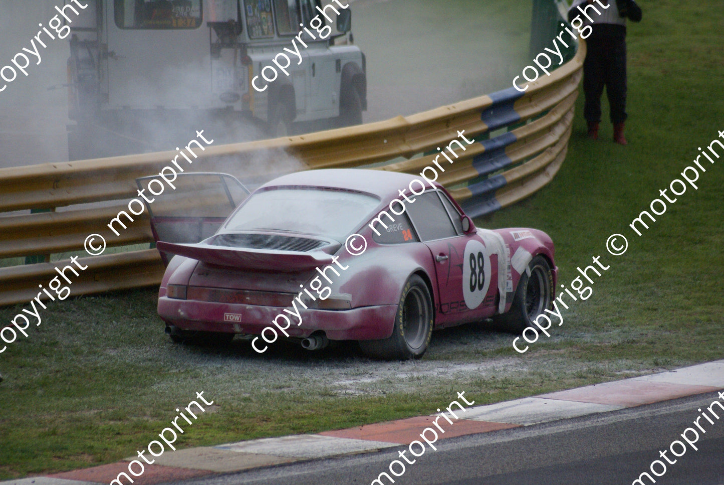 SP Greve Porsche RSR 88 DSC03829 fire race