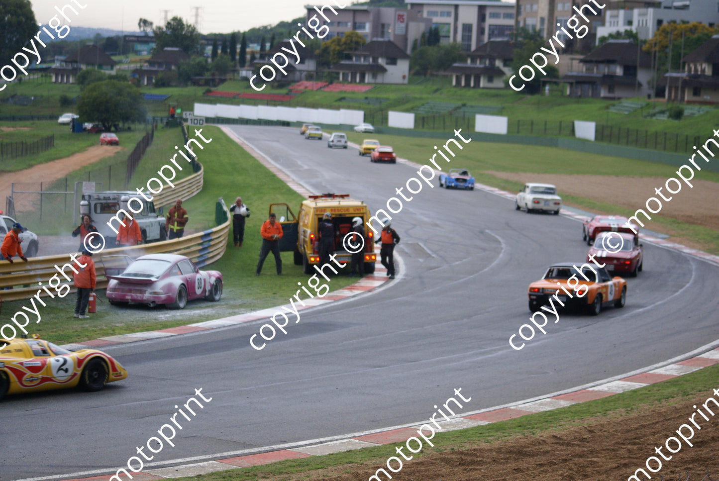 SP Greve Porsche RSR 88 DSC03830 fire race