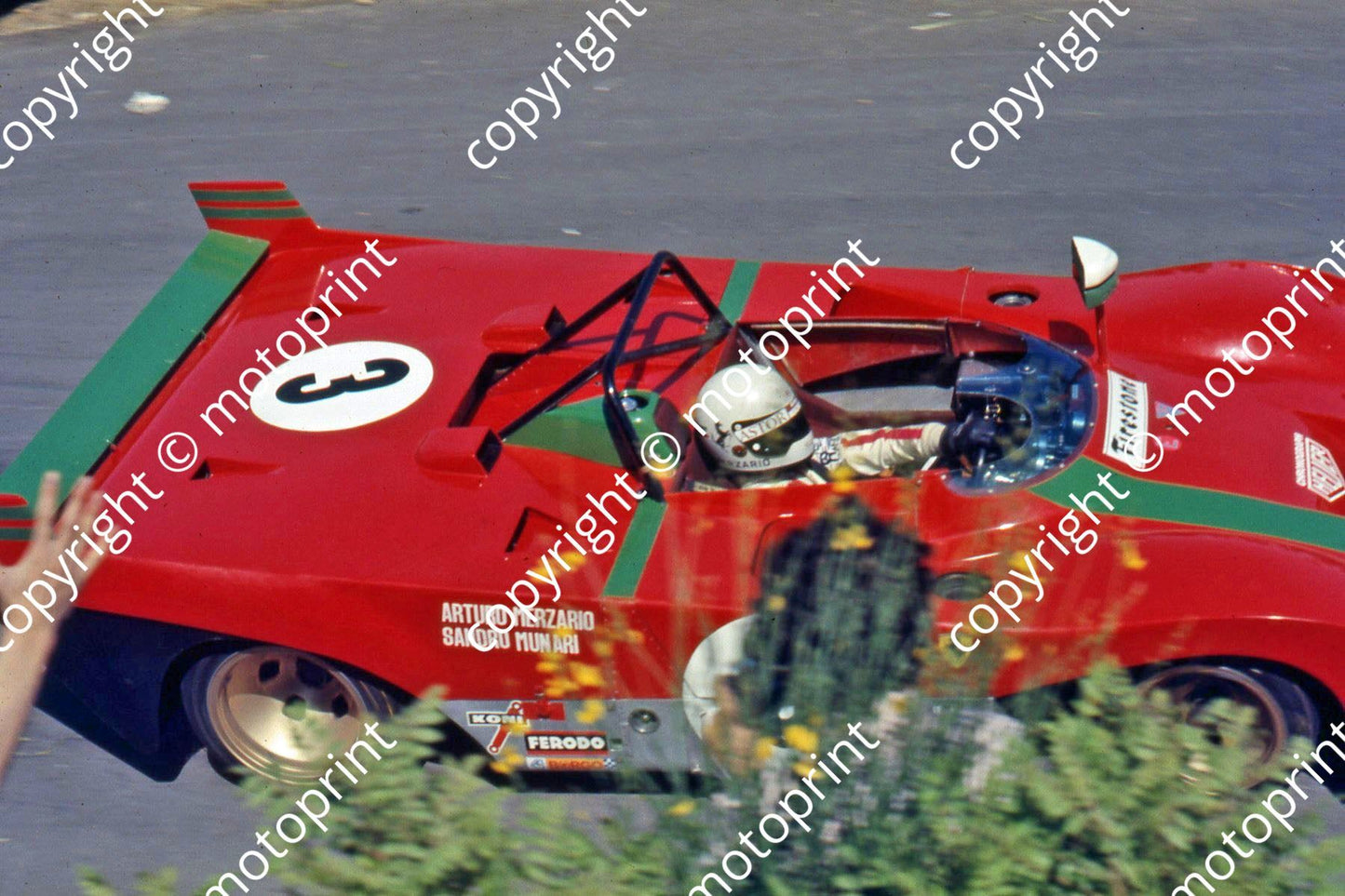 SP Merzario Ferrari 312PB close up