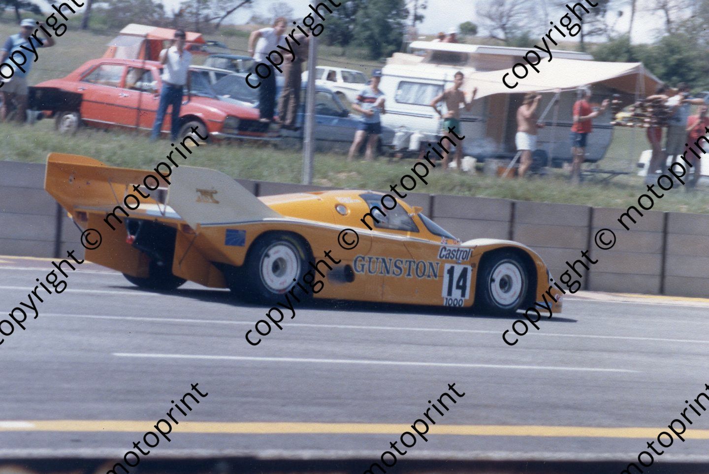 SP Palmer Lammers Gunston 956 Porsche Castrol 1000 (thanks Colin Burgess)