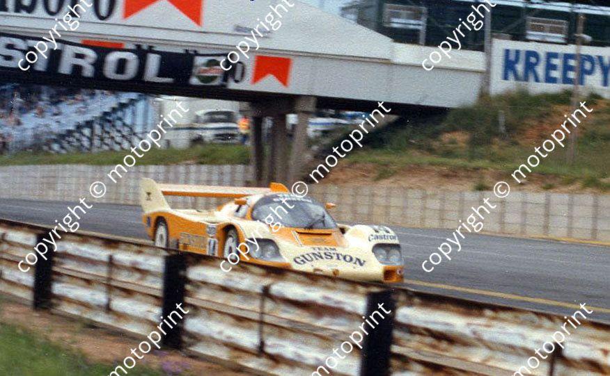 SP Palmer Lammers Gunston Porsche 956 Castrol 1000 (thanks Colin Burgess) - Copy