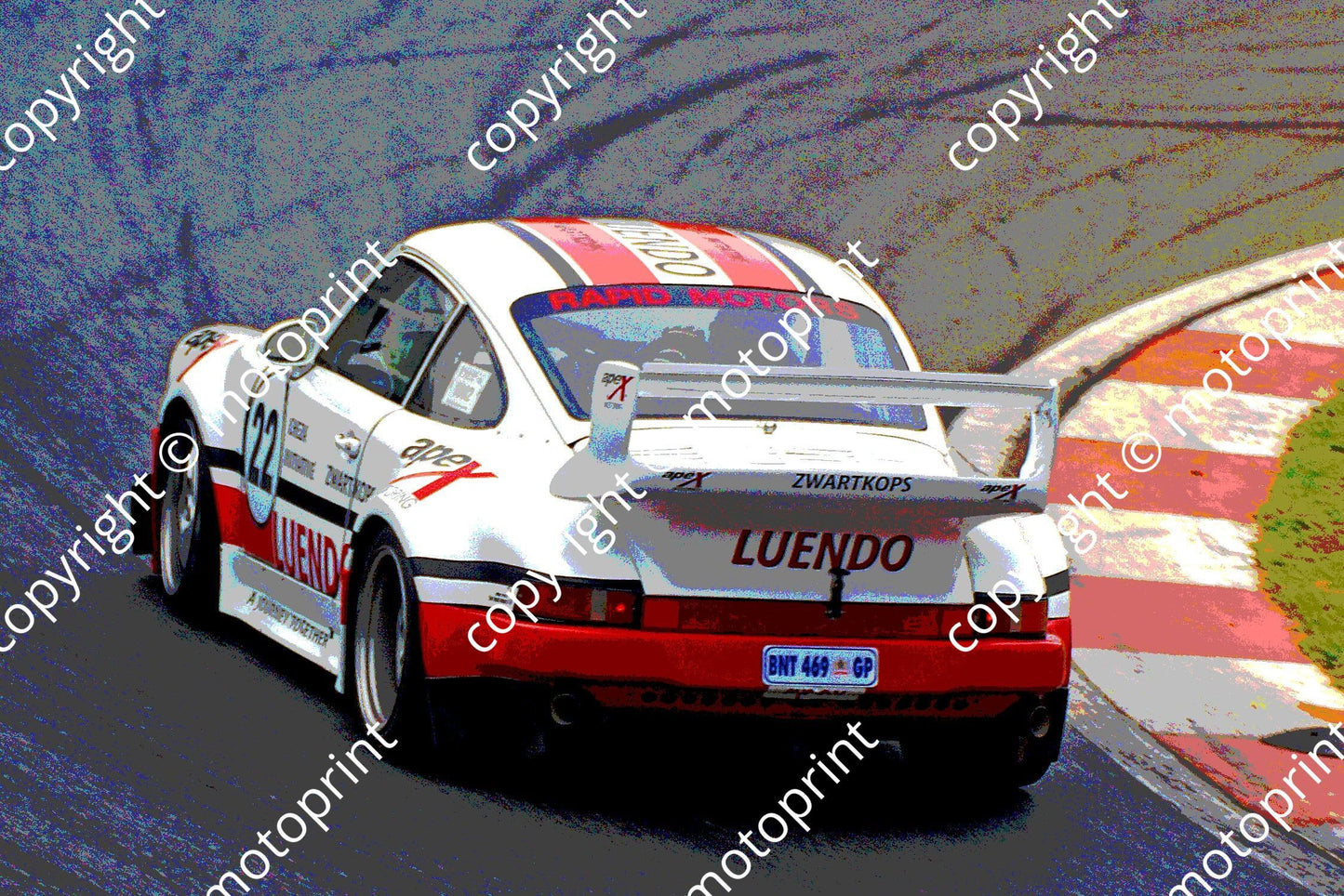 SP Porsche 911RSR Andre Pretorius check poster