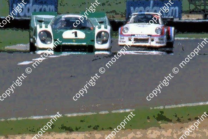 SP Porsche 917, Porsche Martini heat reflection poster