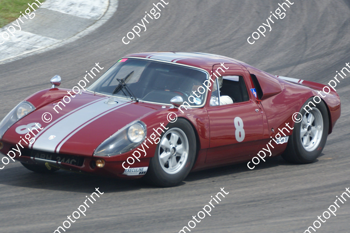 SP Laidlaw's Porsche 904 check driver, NOTE Halloween pumpkin helmet 31-1 DSC06182