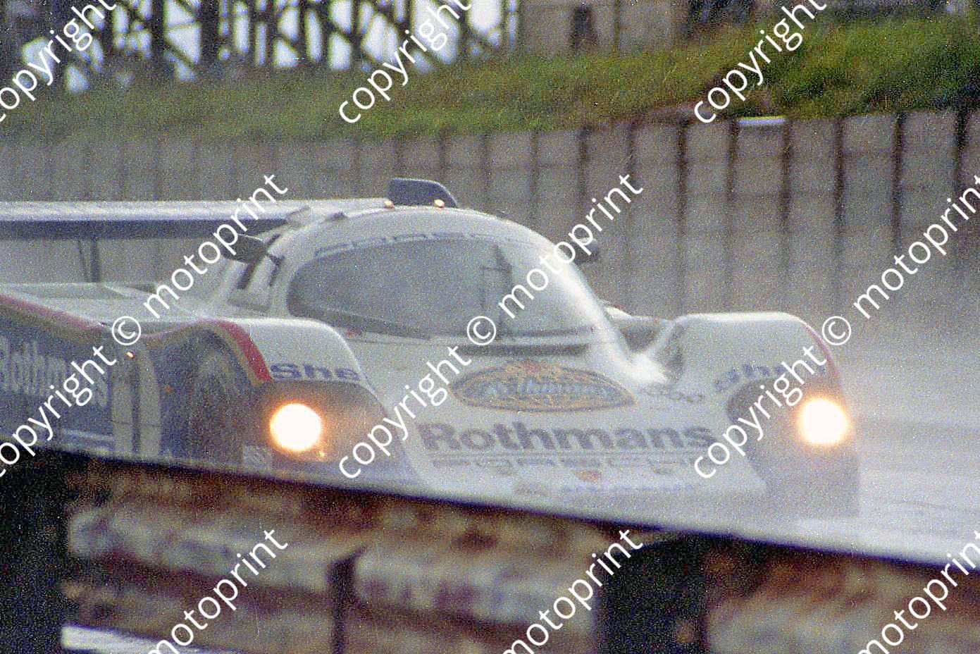 SP (thanks Colin Burgess) 1983 Castrol 1000 Rothmans Porsche 956 Ickx Mass rain on main straight (8)