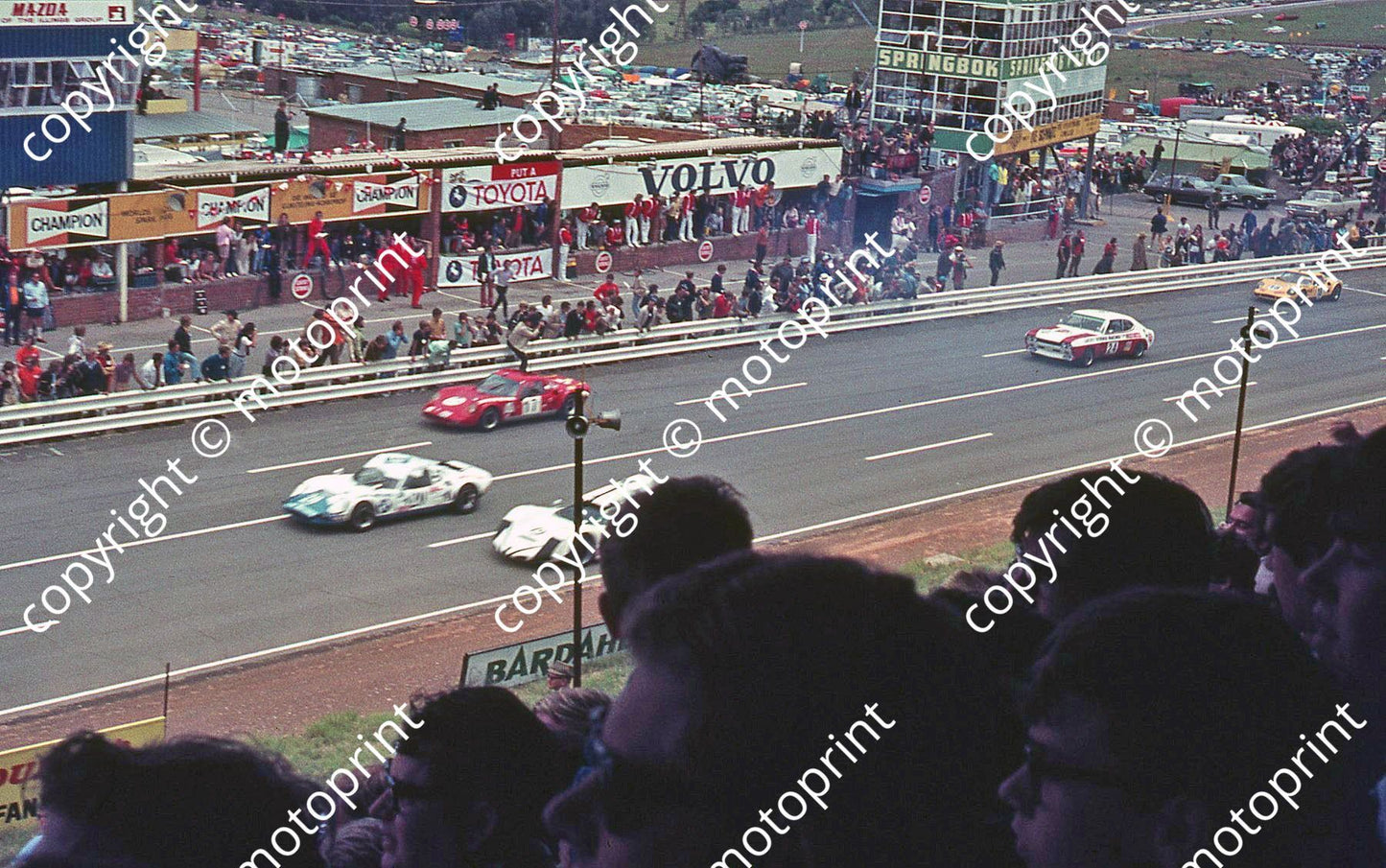SP (thanks Stuart Falconer) a 258 1971 9hr Taylor Ortlepp B8, Conchie Bvd Merwe B8 #17, Rowe Hooper B8 #18, Cologne Capri