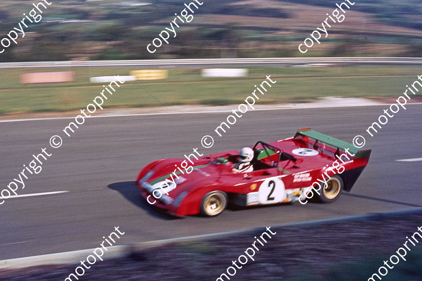 SP (thanks Stuart Falconer) a 299 1972 9hr Merzario Regazzoni Ferrari 312PB scanned 20x30 cm A4