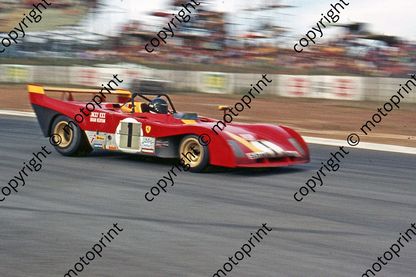 SP (thanks Stuart Falconer) a 311 1972 9hr Ickx Ferrari 312PB cropped scanned 20x30 cm A4 size