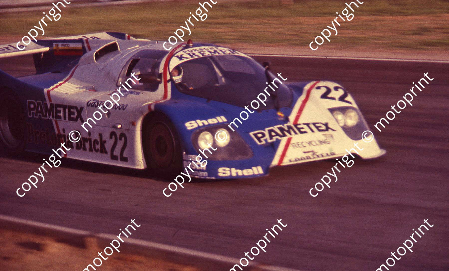 SP (thanks to Stuart Falconer) a 898 1983 Castrol 1000 practice Kremer Porsche CK5 Pamatex G Fouche, Kroesemeijer Conrad NOT PIN SHARP