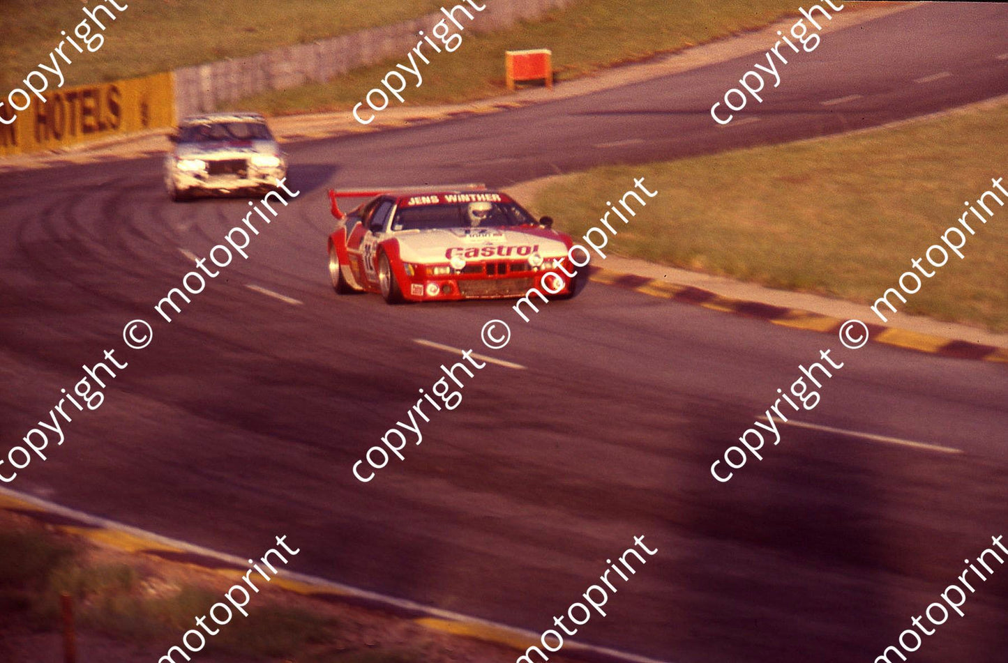 SP (thanks to Stuart Falconer) a 899 1983 Castrol 1000 practice BMW M1 Jens, Winther
