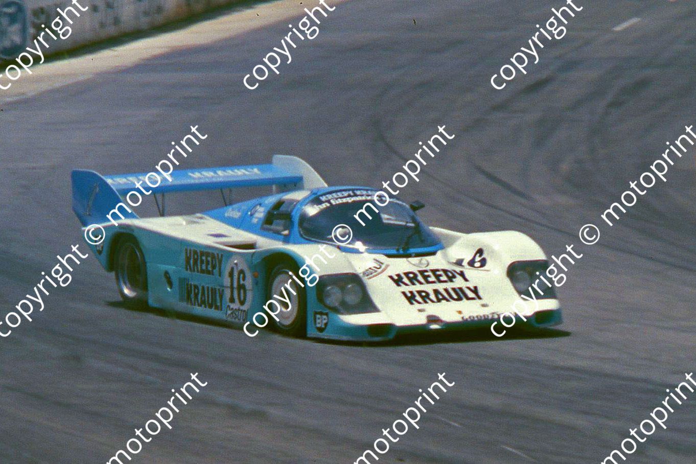 SP (thanks to Stuart Falconer) a 909 1983 Castrol 1000 Porsche 956 Kreepy Krauly S vd Merwe Duxbury T Martin cropped