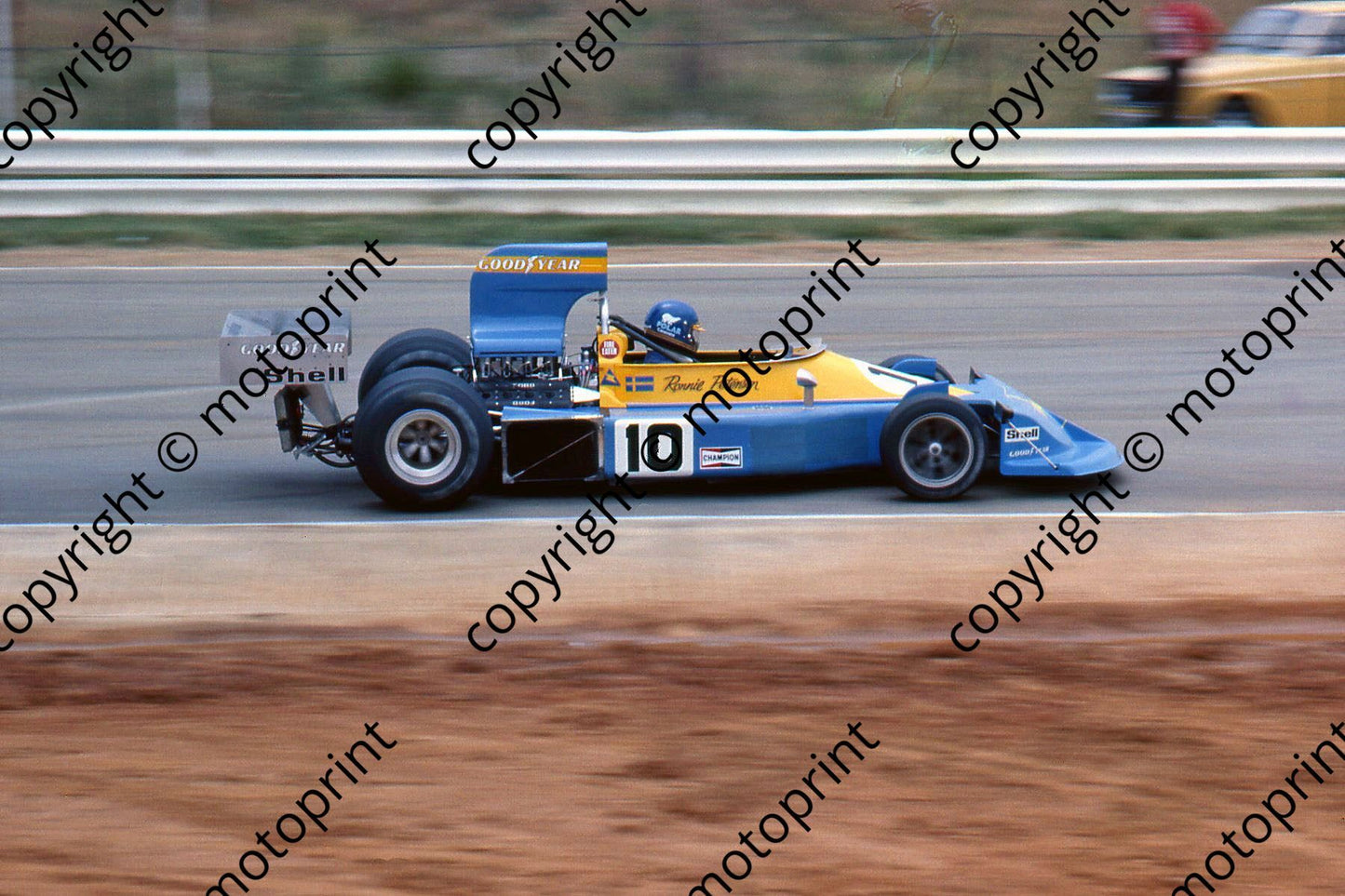 SS 10 Peterson March 761 note airbox diff to pit pic