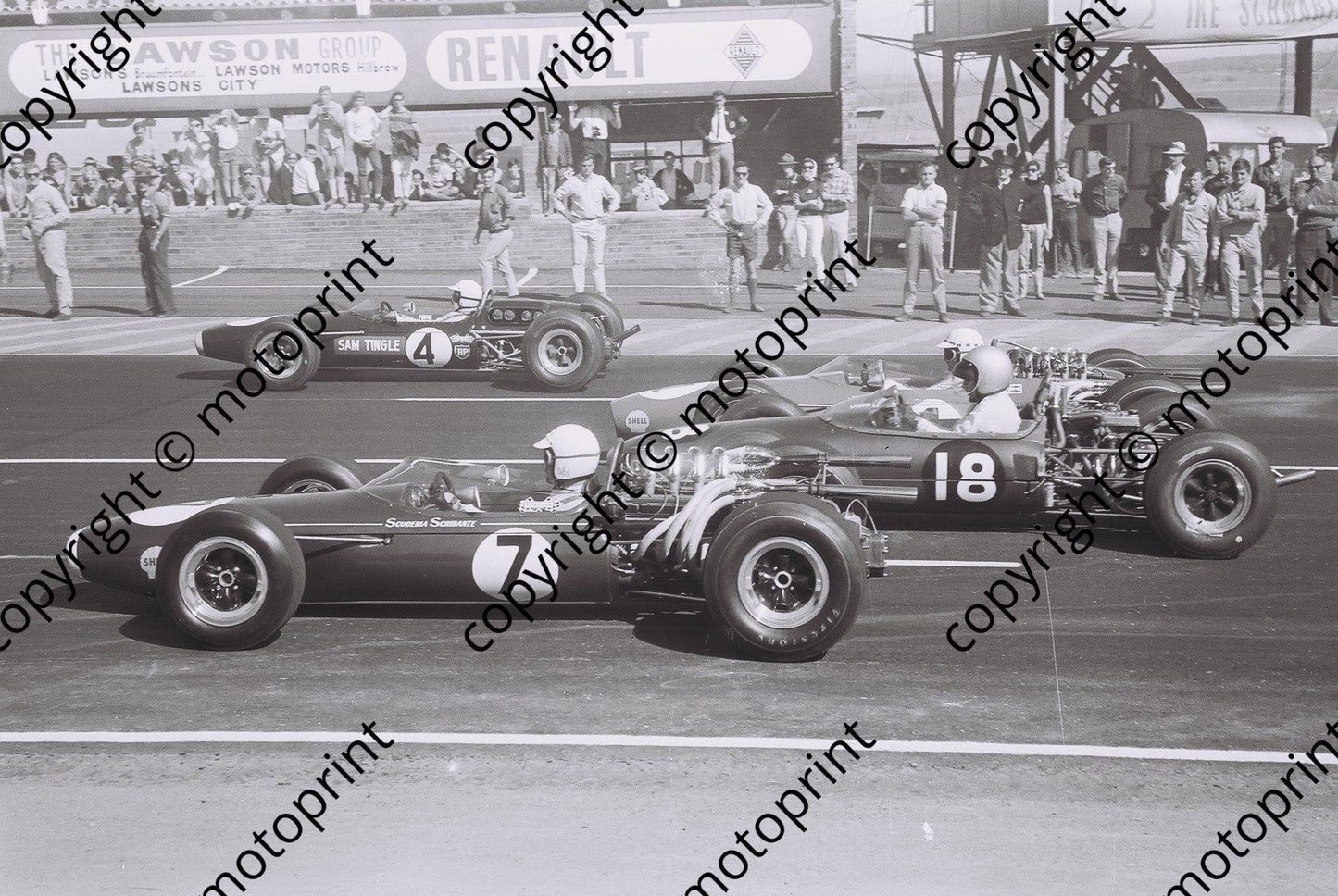 SS 1967 Kyalami Rand Spring 7 Charlton, 18 McNicol, 1 Love, 4 Tingle (104)