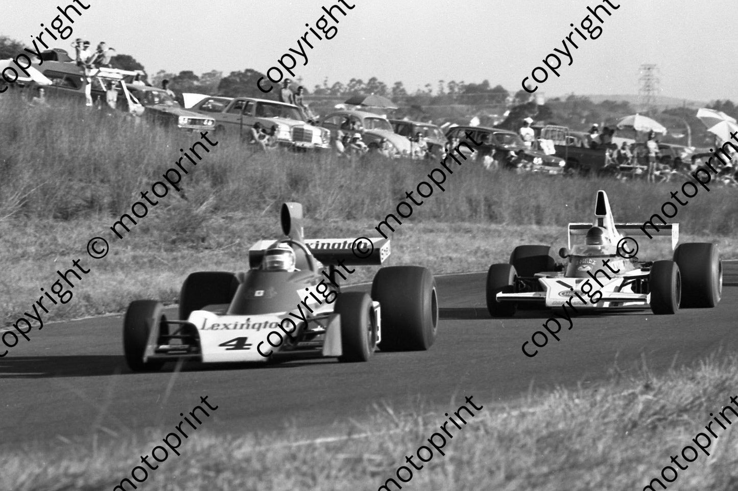 SS 1975 (thanks Colin Camp) I Scheckter Tyrrell 007_ Charlton McLaren M23