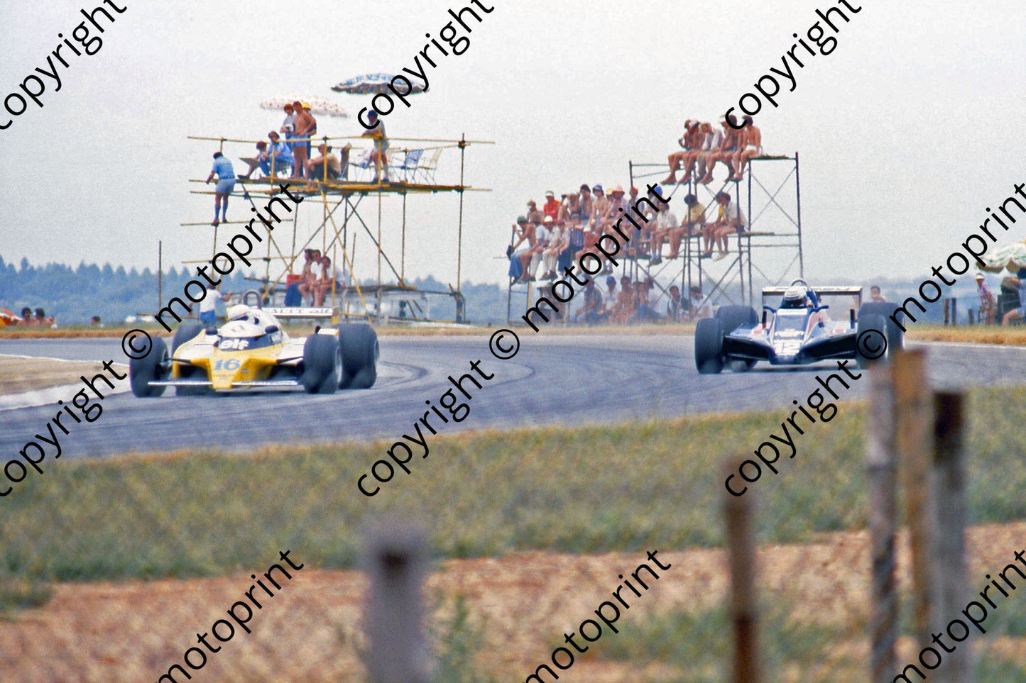 SS Arnoux Renault RE21, De Angelis Lotus 81 Sunset