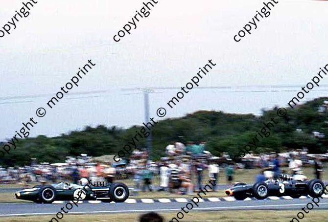 SS Brabham and Graham Hill BRM cropped