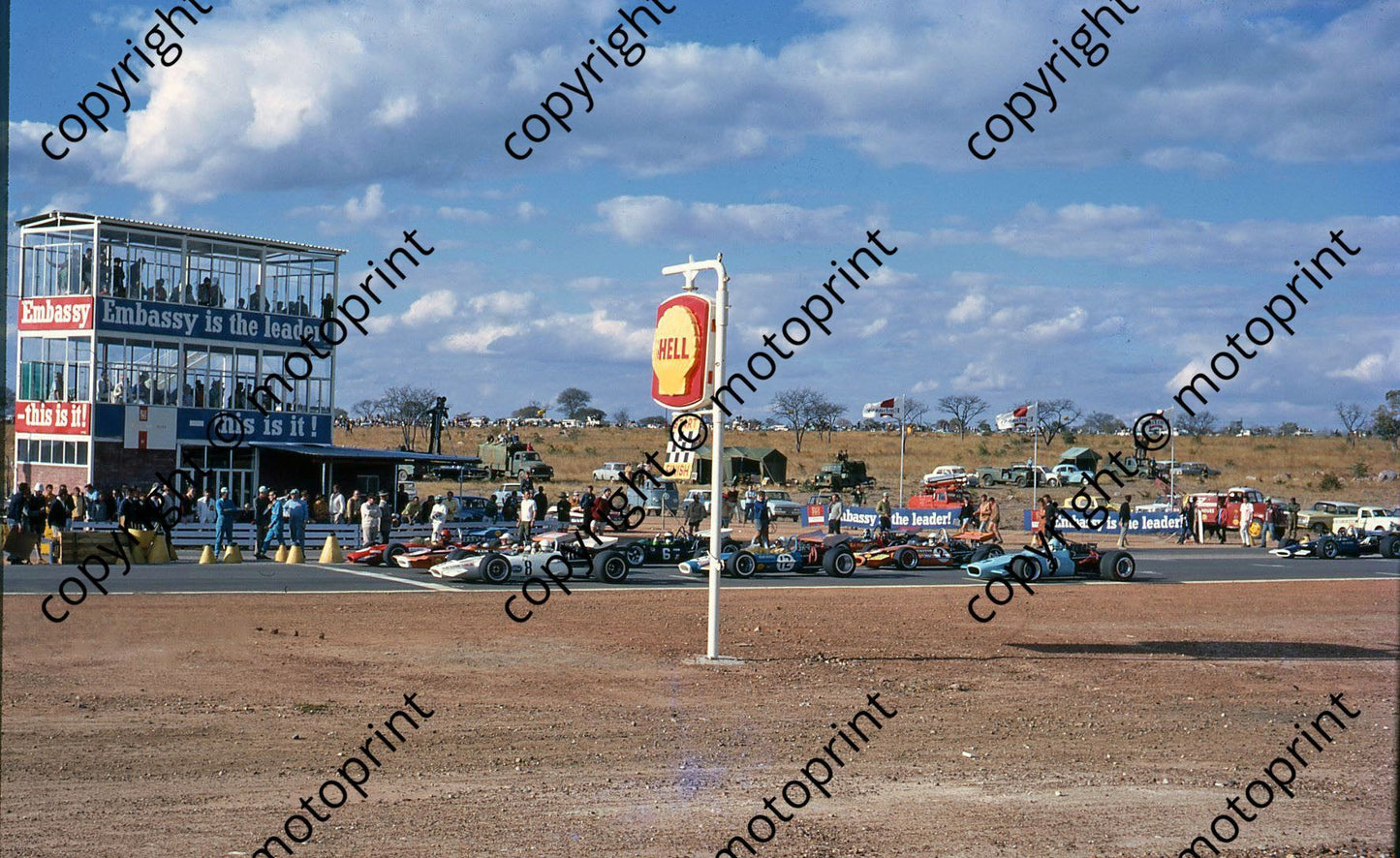 SS Bulawayo 100 start revised full field 1970 (thanks R Tudor-Owen)