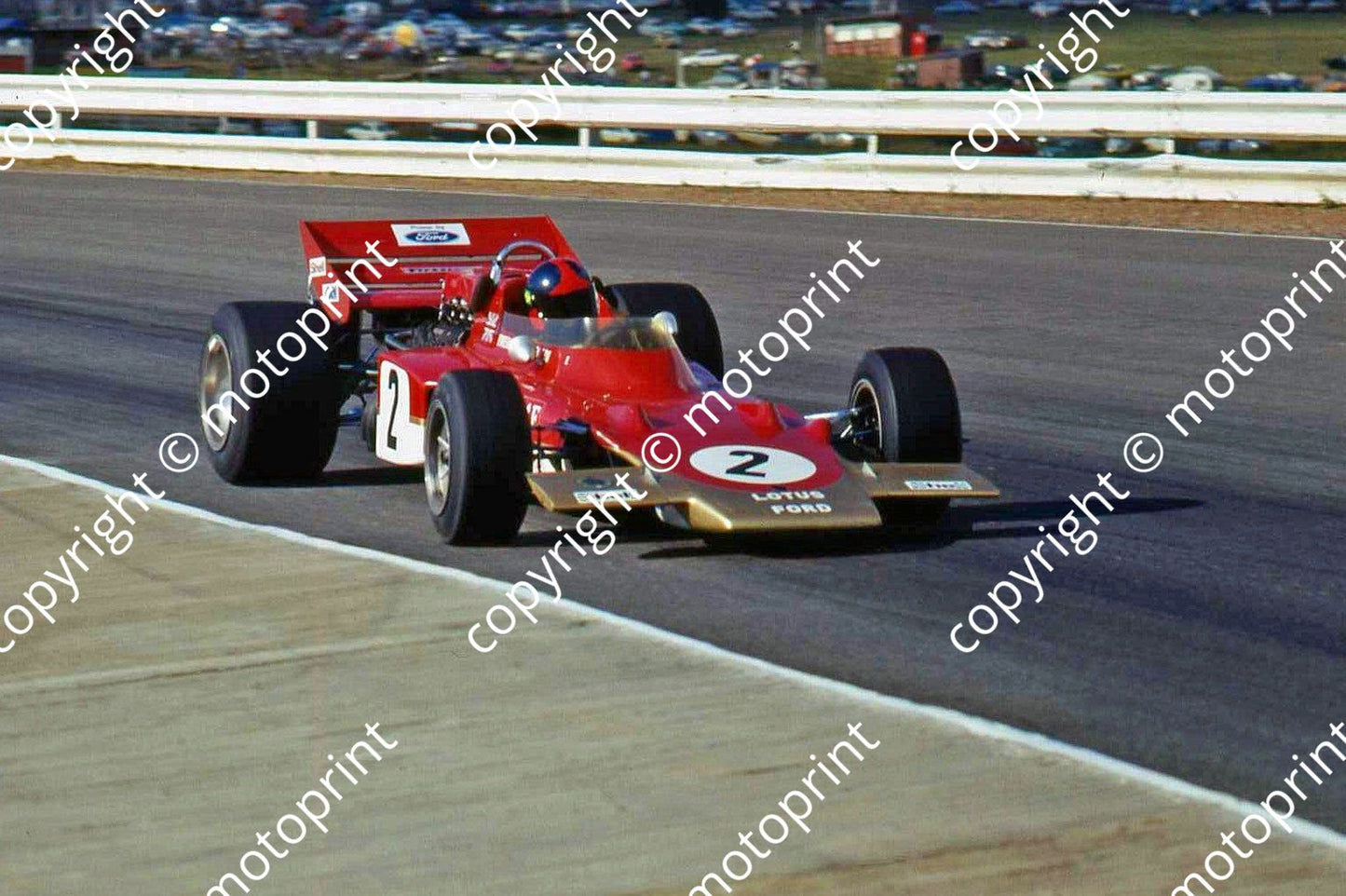 SS Fittipaldi Lotus 72 at Esses