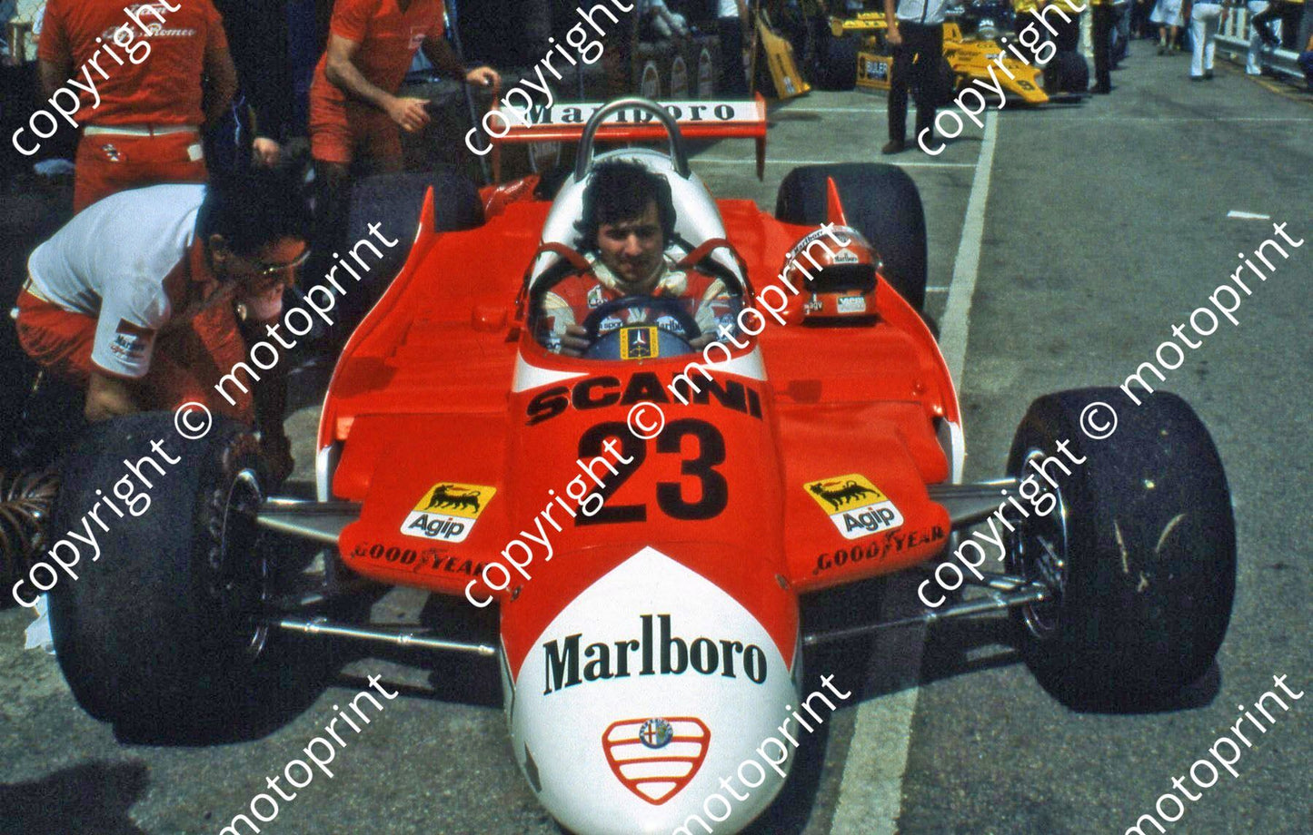 SS Giacommelli in car Alfa 179