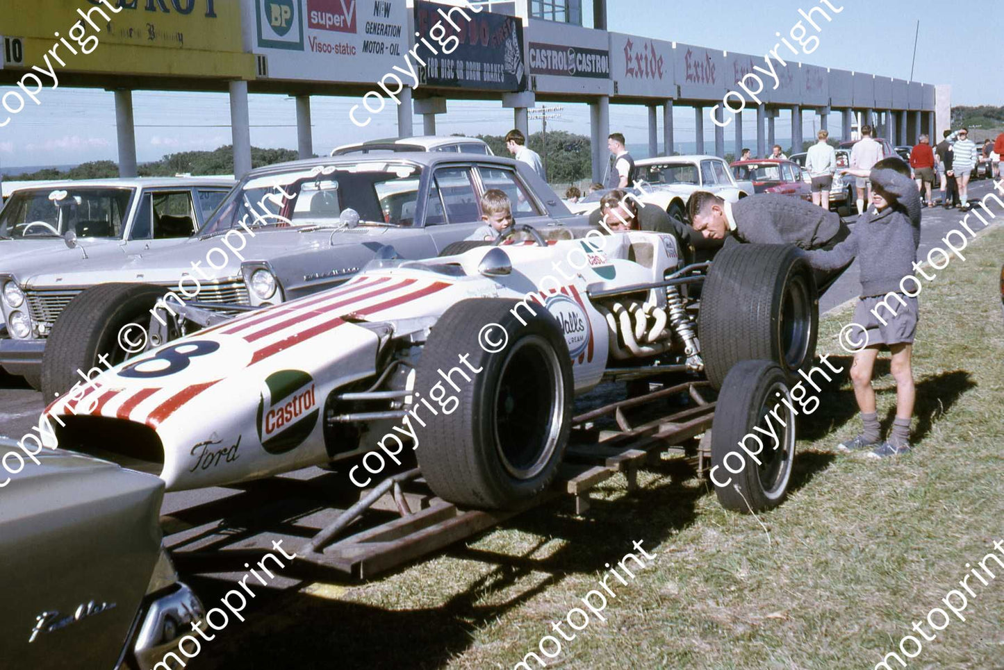 SS Lola T140 Walls on trailer 4 May
