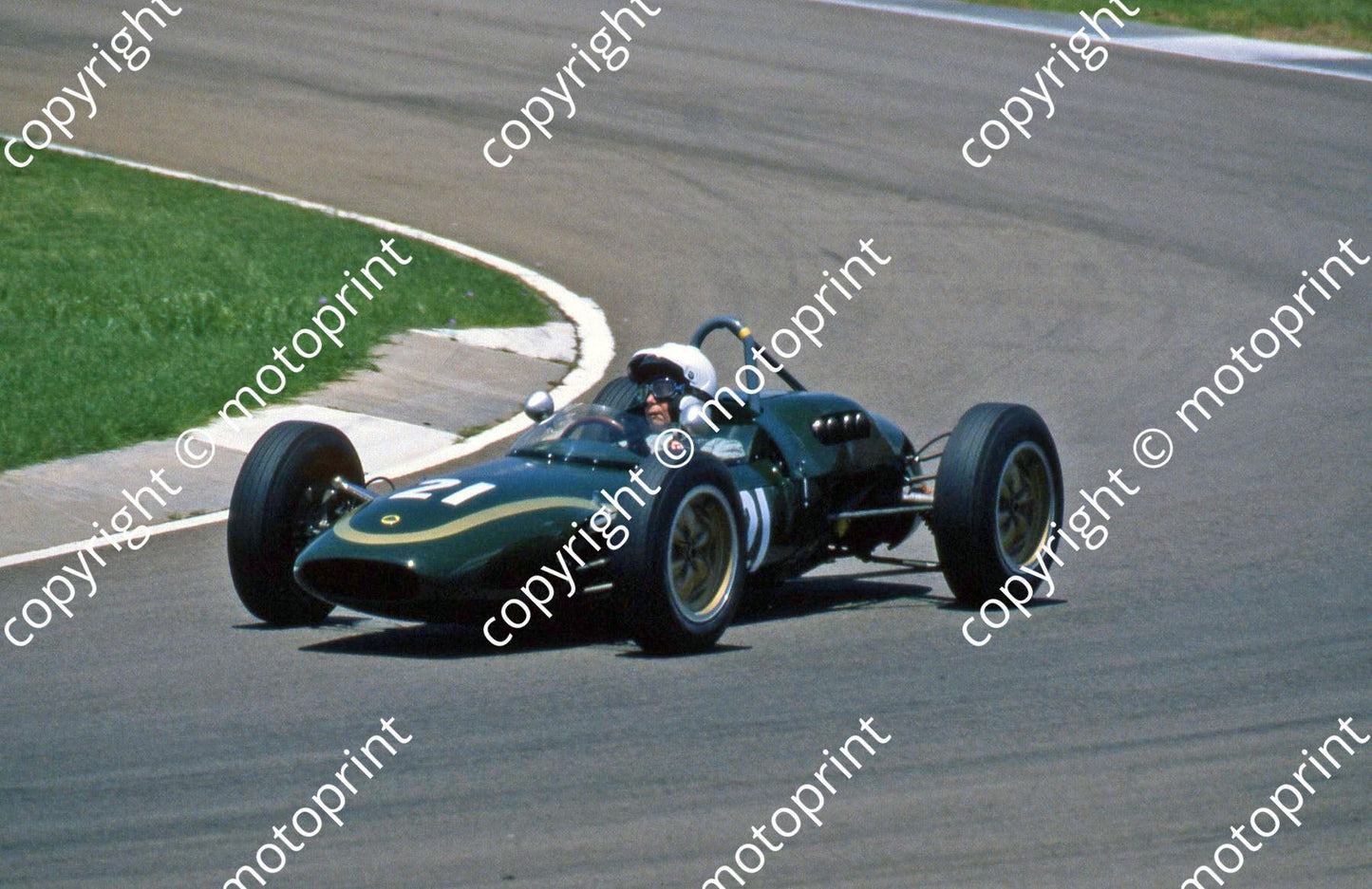 SS Lotus 21 Ex Lederle Woodward driving