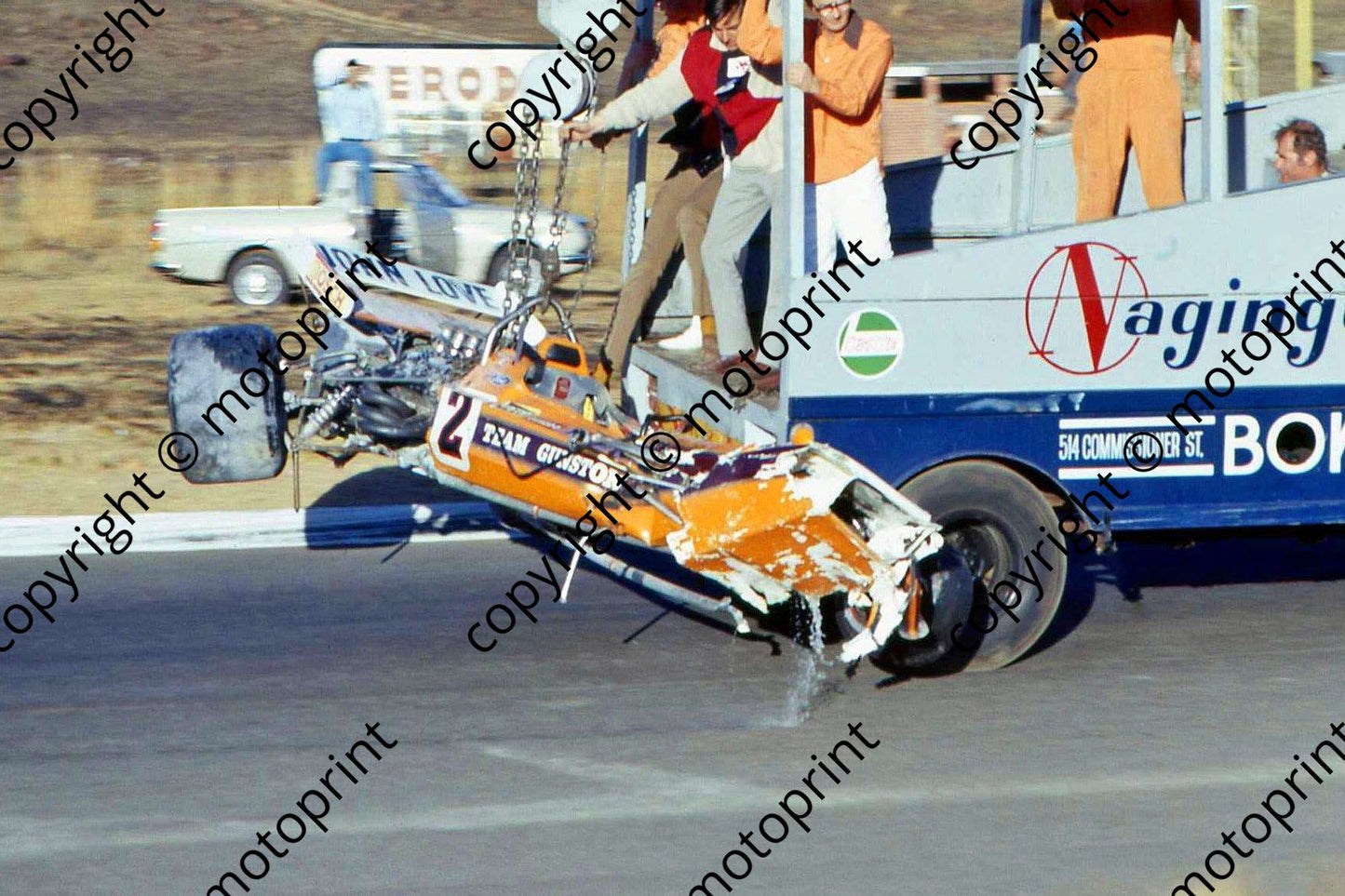 SS Mangled Surtees TS9, distressed Gordon Jones, shaken Love
