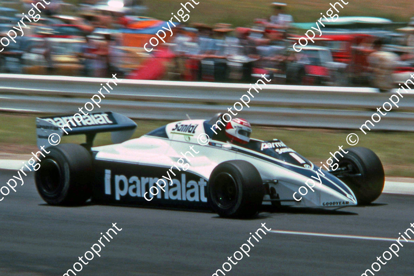 SS Piquet Brabham BT50 Jukskei cropped scanned 20x30 cm A4