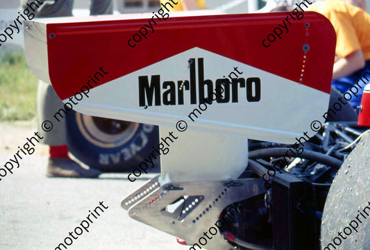 SS Rear wing McLaren M23