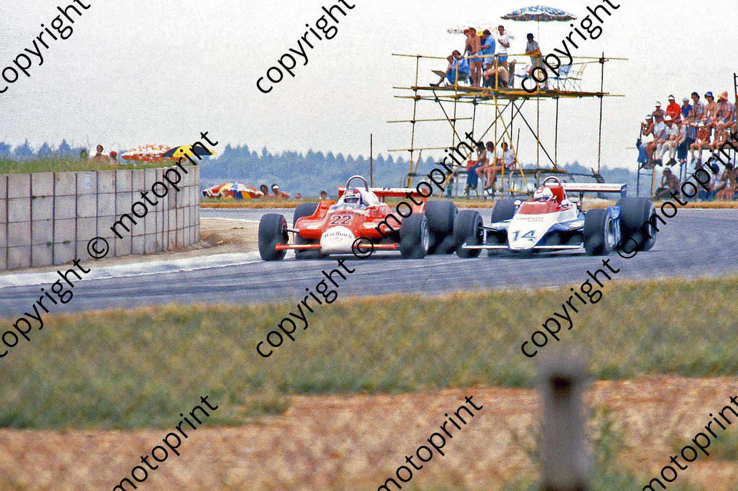 SS Regazzoni Ensign N180 Depailler Ligier JS11 15 Sunset
