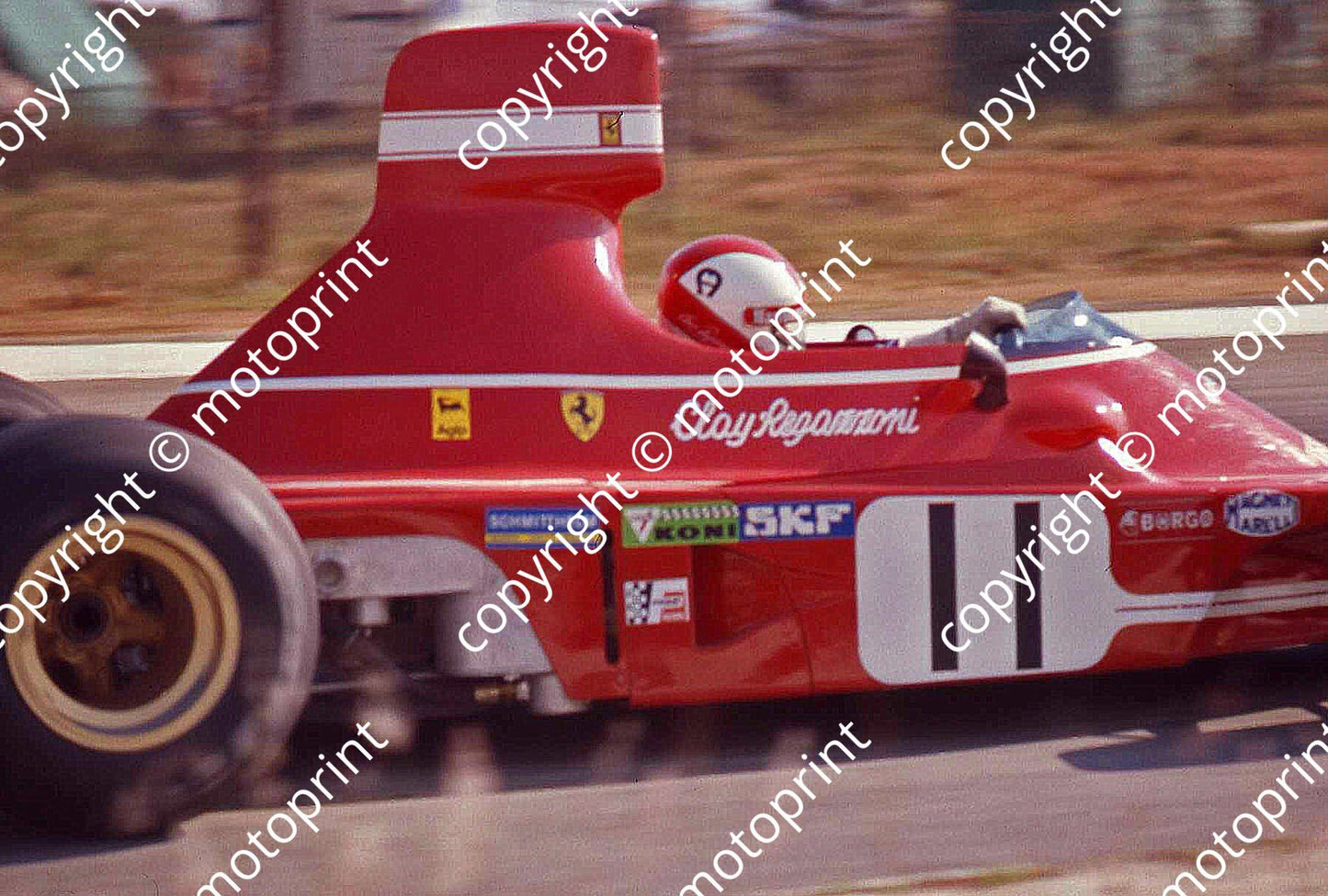 SS Regazzoni Ferrari 312B3 close up
