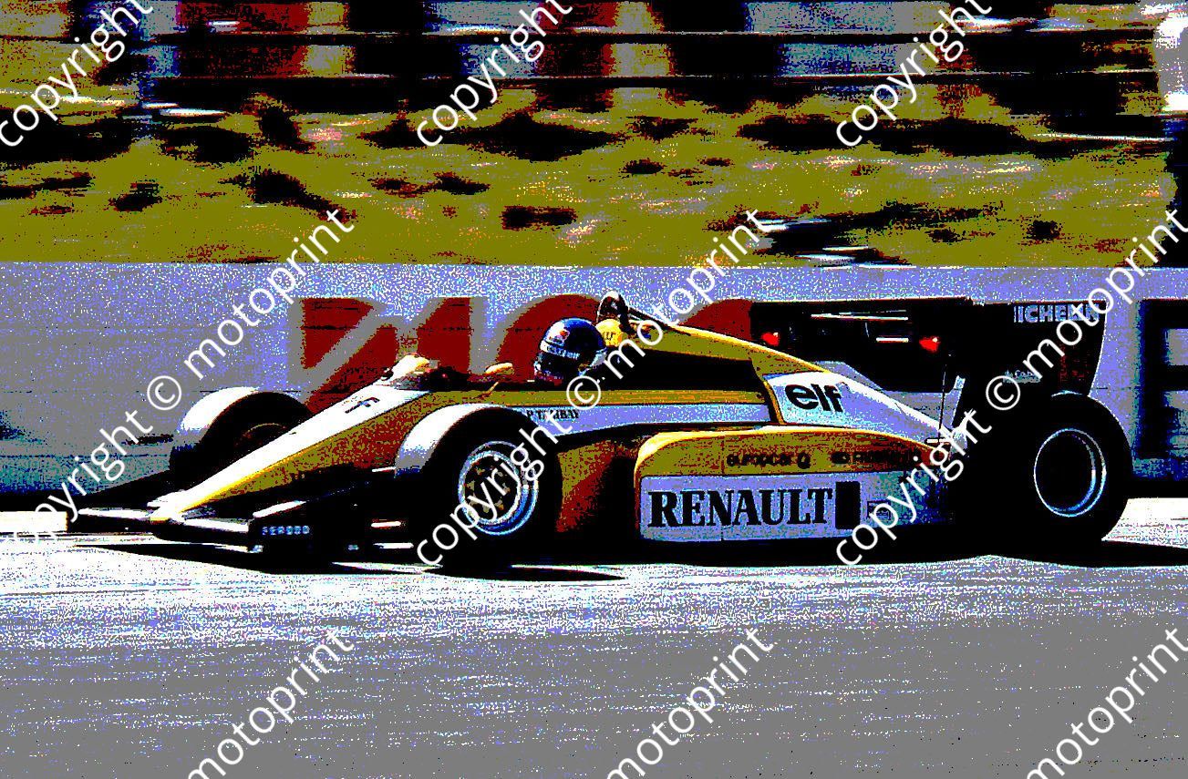 SS Tambay Renault RE50 posterise