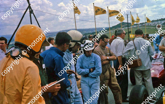SS Trevor Taylor John Surtees and check De Klerk Alfa Spl behind (Thanks to Ken Stewart)  (8)