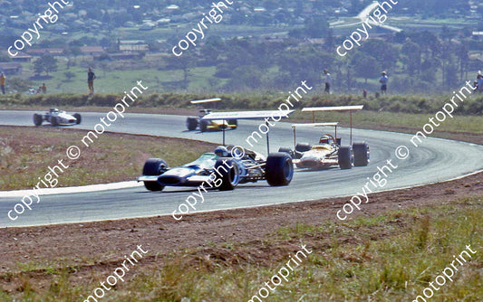 SS Van Rooyen McLaren M7a and Love Lotus 49 big wings