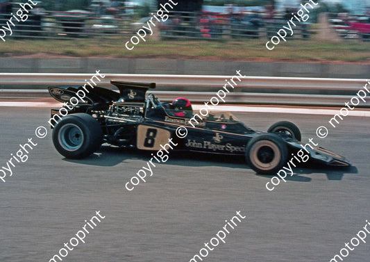 SS (thanks Stuart Falconer) a 282 1972 SA GP E Fittipaldi Lotus 72  scanned 20x30 cm a4