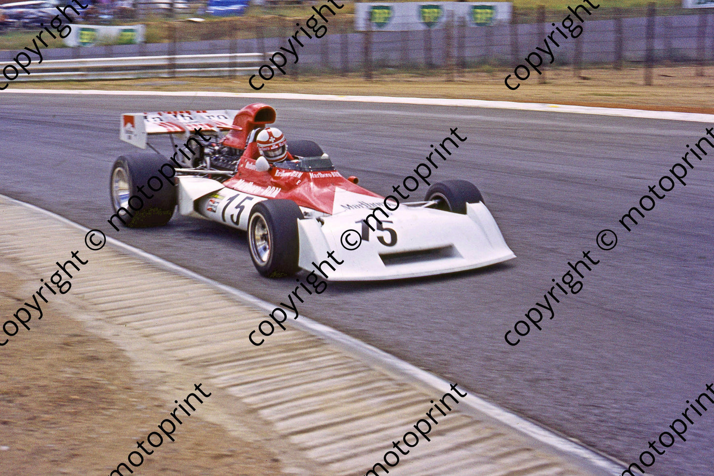 SS (thanks Stuart Falconer) a 326 1973 SA GP Regazzoni BRM P160d scanned 20x30 cm A4