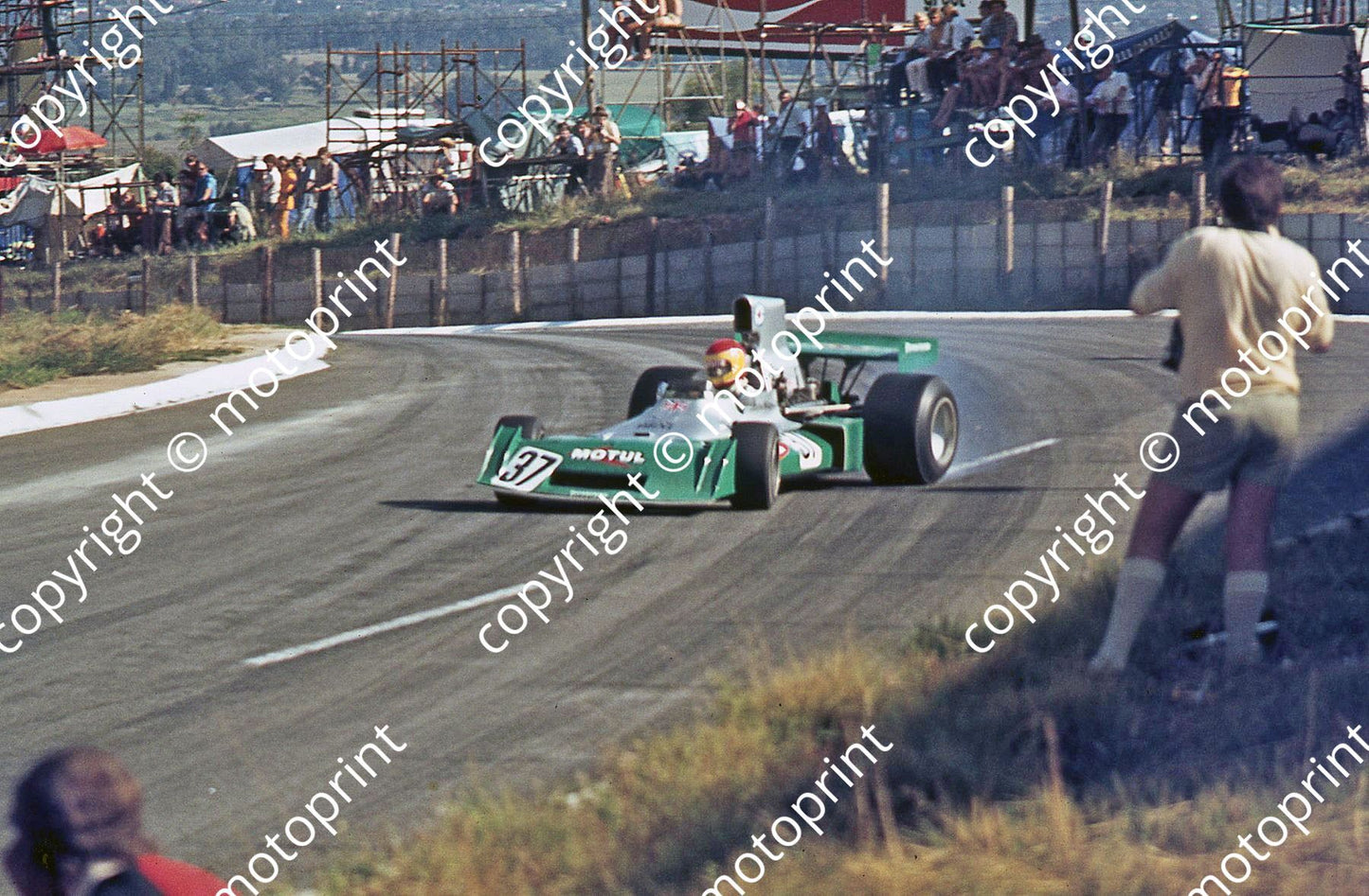 SS (thanks Stuart Falconer) a 382 1974 SA GP Migault sliding BRM P160 NOT PIN SHARP