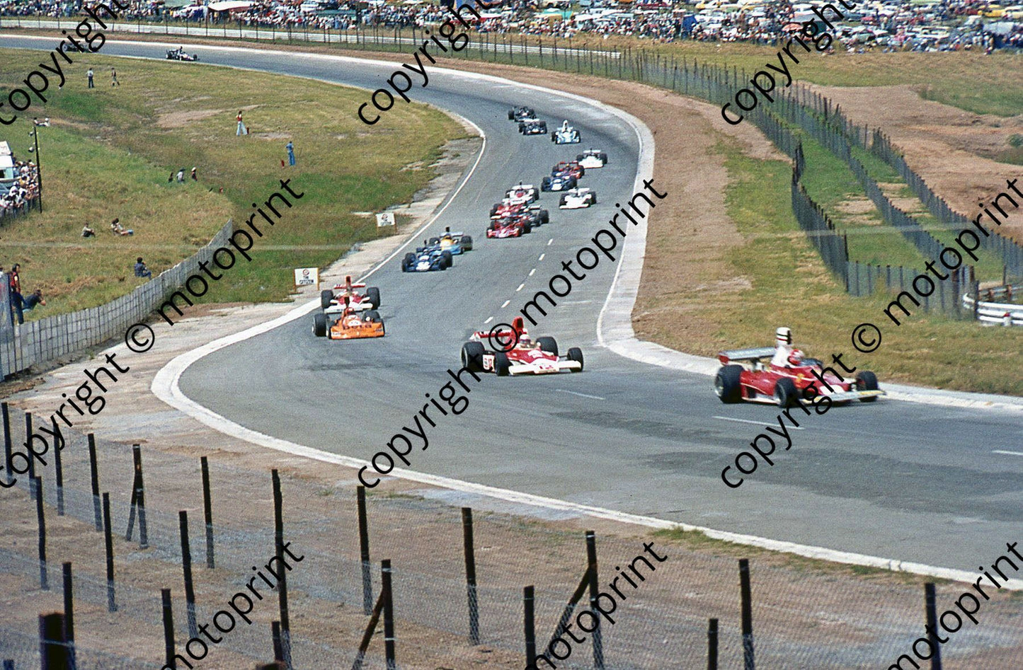 SS (thanks Stuart Falconer) a 511 1976 SA GP Opening laps Lauda, Mass, Brambilla, Hunt ,