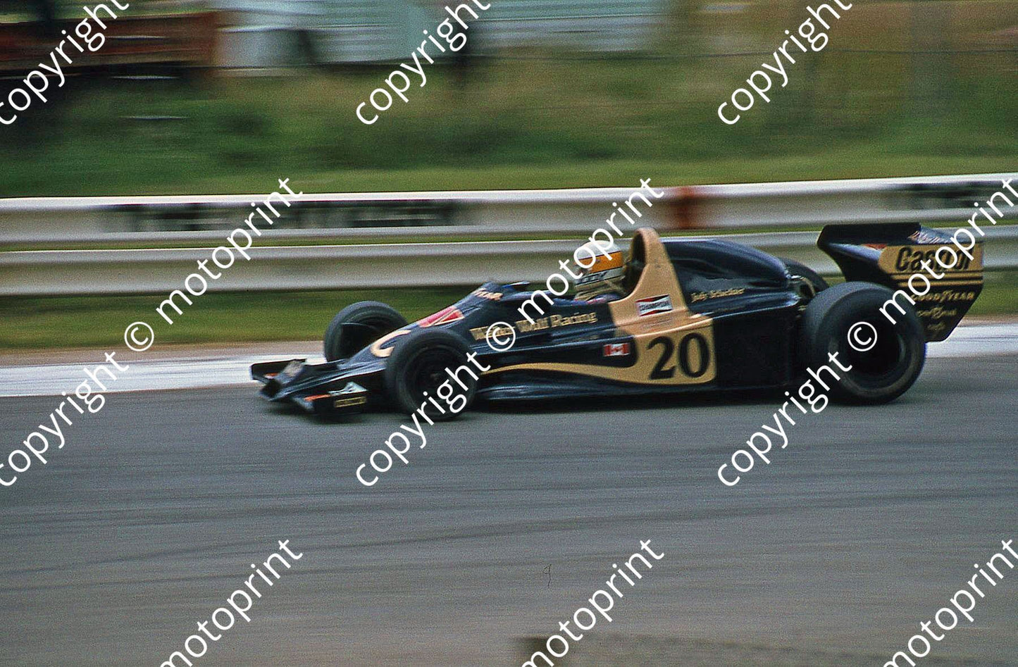 SS (thanks Stuart Falconer) a 618 1978 SA GP J Scheckter Wolf WR1 NOT PIN SHARP