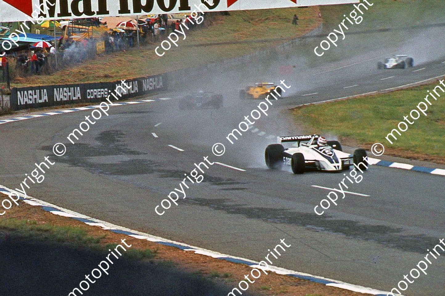 SS (thanks Stuart Falconer) a 771 1981 SA GP Piquet BT49 wet track
