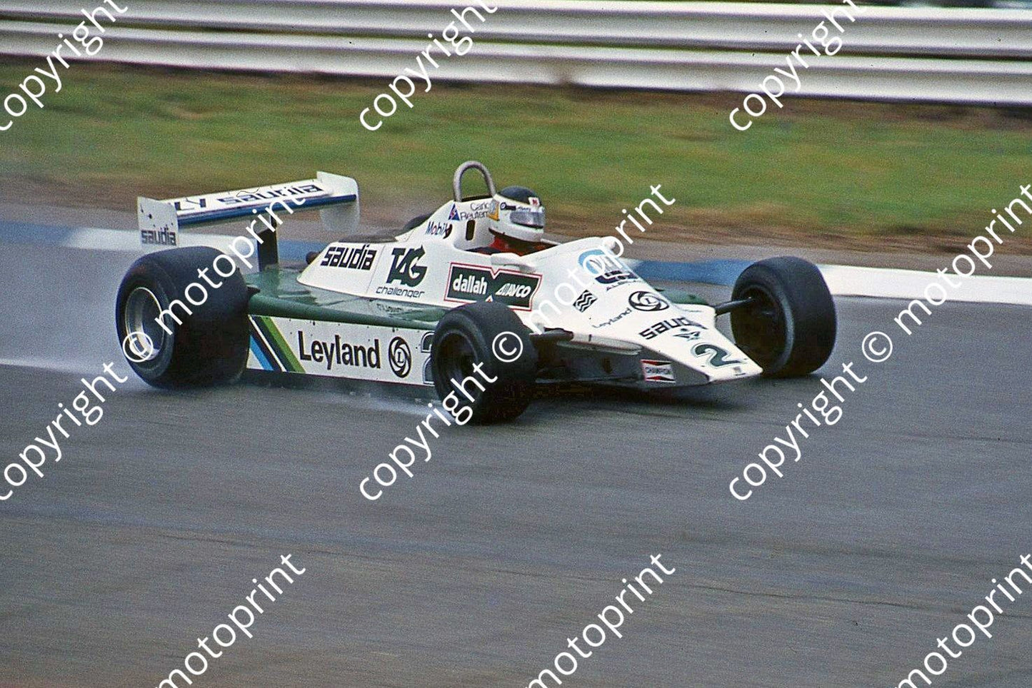 SS (thanks Stuart Falconer) a 775 1981 SA GP Reutemann Williams FW07B rain