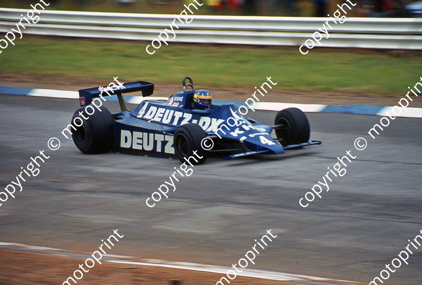 SS (thanks Stuart Falconer) a 782 1981 SA GP Desire Wilson Tyrrell 010 track drying