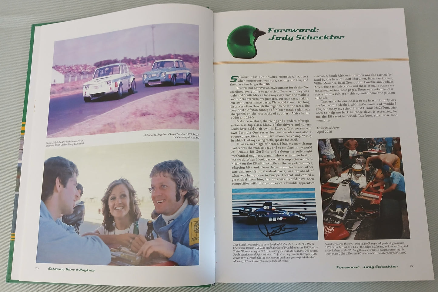 Saloons, Bars & Boykies – Legends of South African Motorsport, a book written by Greg Mills, with Robert Young and David Pearson