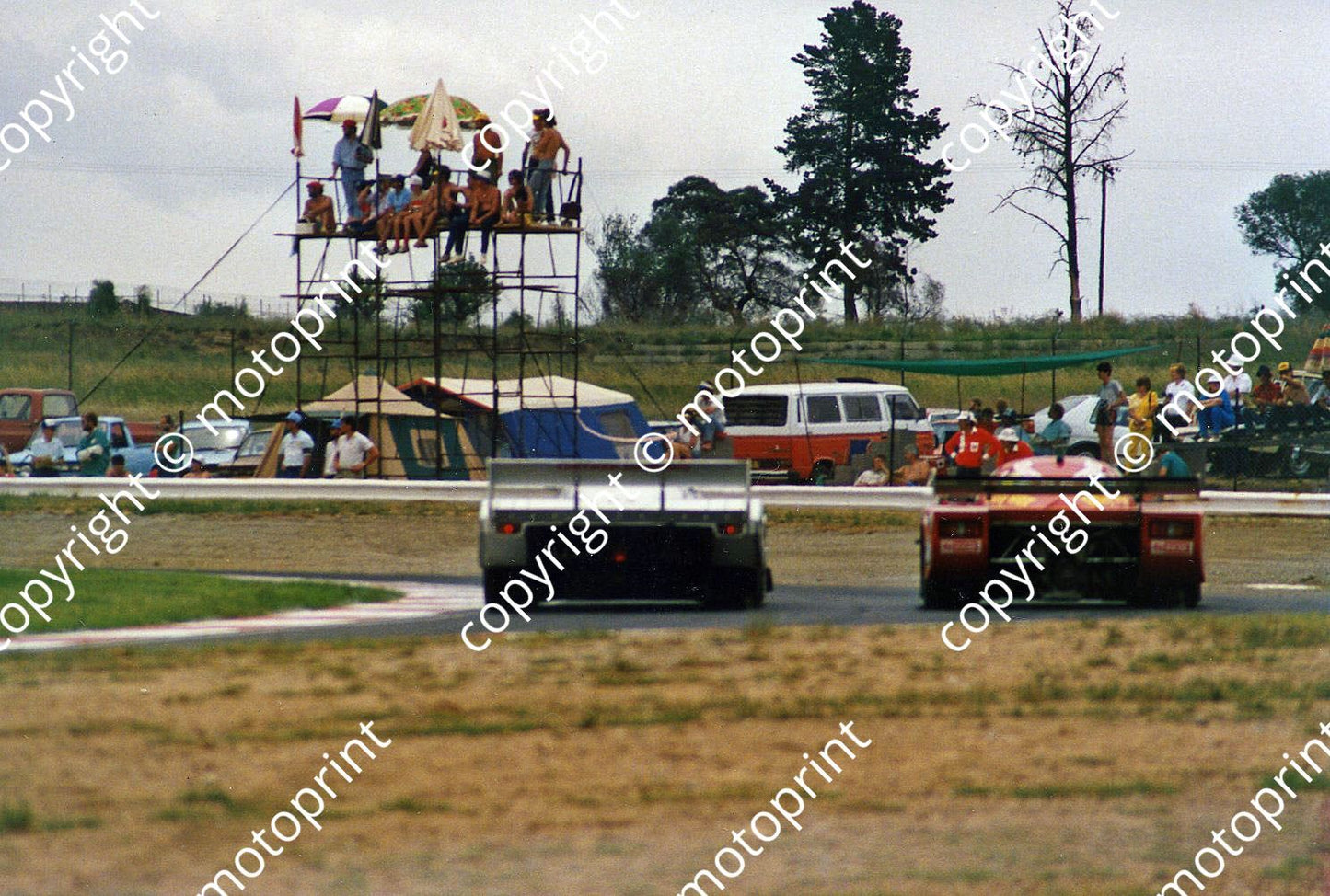 Sarel vd Merwe right Porsche 962 3rd 1