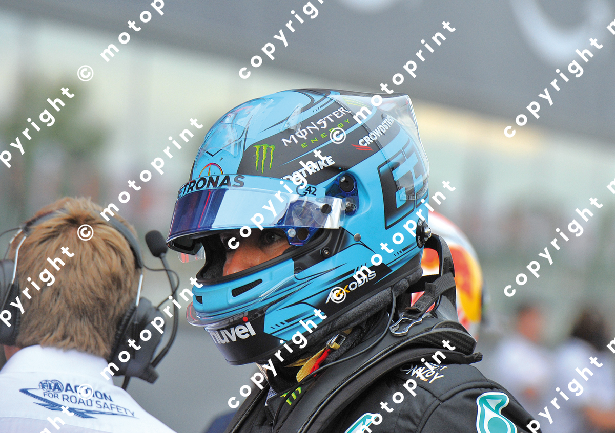 2023 G.Russell Mercedes helmet (courtesy Paolo D'Alessio)