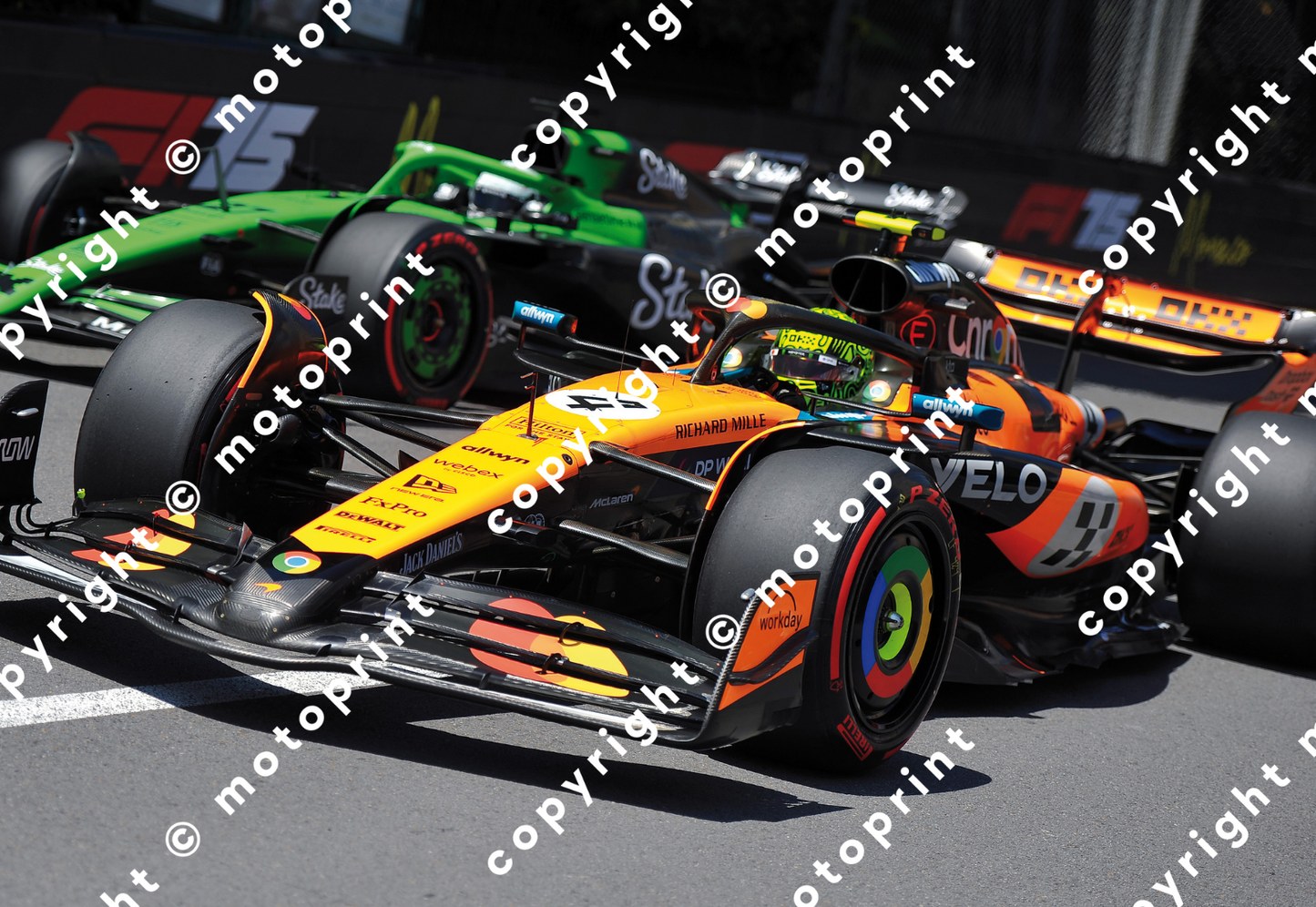2025 L.Norris McLaren Mercedes Monaco GP (courtesy Paolo D'Alessio)