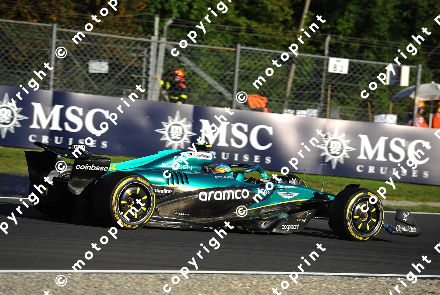 2025 F.Alonso Aston Martin GP Italy (courtesy Paolo D'Alessio)