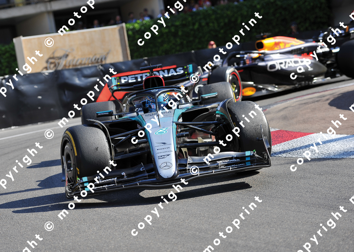 2024 G.Russell Mercedes GP Monaco (courtesy Paolo D'Alessio)